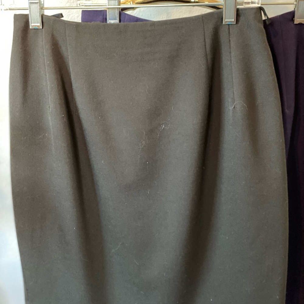 NORDSTROM CLASSIQUE SKIRTS - purple and khaki